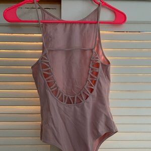 Pink bodysuit